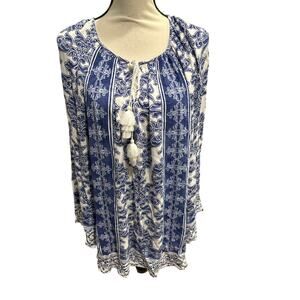 Women’s I.N.C. Boho Top with Tassels. Size XXL